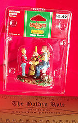 Home Holiday Village Figurine Coventry Cove Christmas Churning Butter Po... - $3.79