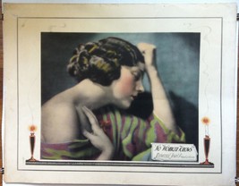 Tod Browning&#39;s NO WOMAN KNOWS (1921) Universal Half-Sheet Beautiful Art ... - £279.77 GBP