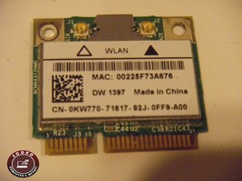 Dell Studio1536 - PP33L 1737 DeLL Inspiron 1545 Dell E5400 WiFi Card KW770 - $2.51