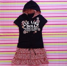 Liz Lisa Tralala Black Skirt Hoodie Onepiece Size S - £63.07 GBP