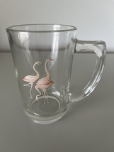 Pink Flamingos Half Pint Glass Tankard - £4.98 GBP