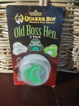 Quaker Boy 11308 Old Boss Hen Turkey Mouth Calls 3 Pack - £34.86 GBP