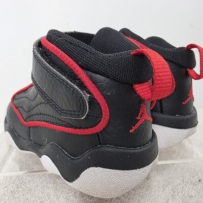 Nike Toddler Air Jordan Strong SIZE 6C Shoes Black University Red DC7910-061 Item image 11