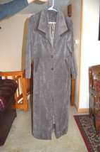 extra small XS XXS dark long jacket trench coat floor length coat Jordan... - $19.79