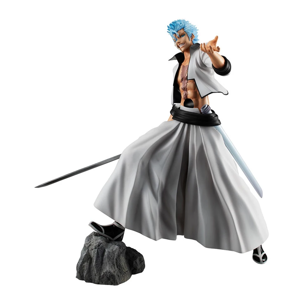 Original Genuine Megahouse Bleach 25cm Grimmjow Jeagerjaques Anime Actio... - £496.22 GBP