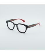 Gucci GG1992O 002 Shiny Grey Dark Havana 48mm Eyeglasses New Authentic - $229.02