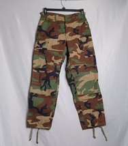 Camouflage Pants Mens Small Short Button Fly Hot Weather Woodland Camo M... - $750.77 MXN