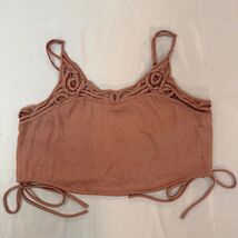Free People Carina Bralette – XS – Mango (Dusty Rose) Lace Crop Top - $8.50