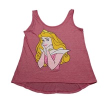 Disney Shirt Girls L Red Sleeveless Scoop Neck Aurora Pullover Tank Top - £17.78 GBP