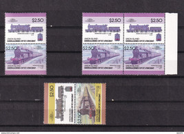 St Vincent Grenadines 1984 Pair Se-tenant Locomotives MNH 16109 - $14.85