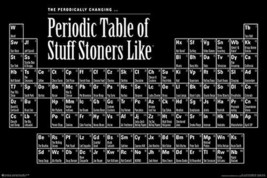 Periodic Table Of Stoners ~ 24x36 In. Poster ~ NEW/ROLLED - £6.73 GBP