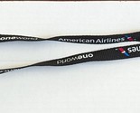 American Airlines One World Lanyard 3/4&quot;  w/ J-Hook &amp; Breakaway Release,... - $8.95