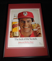 1974 Johnnie Walker Red Scotch Framed 12x18 ORIGINAL Vintage Advertisement - £39.56 GBP