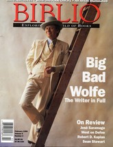 Biblio Magazine - February 1999. Volume 4, Number 2 Paperback  – Tom Wolfe - $15.00