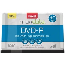 Maxell 638011 4.7GB 120-Minute DVD-Rs (50-ct Spindle) - £43.43 GBP