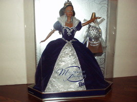 2000 Special Millennium Black/African American Barbie W/Gorgeous Gown/Crown/Ball - £47.81 GBP