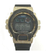 Casio G-shock Custom 3 Ct Stone Cz diamond 300 Pcs Mens Watch Dw6900/#a7 - $3,998.29 MXN