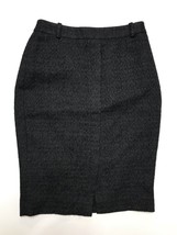 Classiques Entier Pencil Skirt 2 Virgin Wool Black Blue Slate Tweed Lined Career - £11.72 GBP