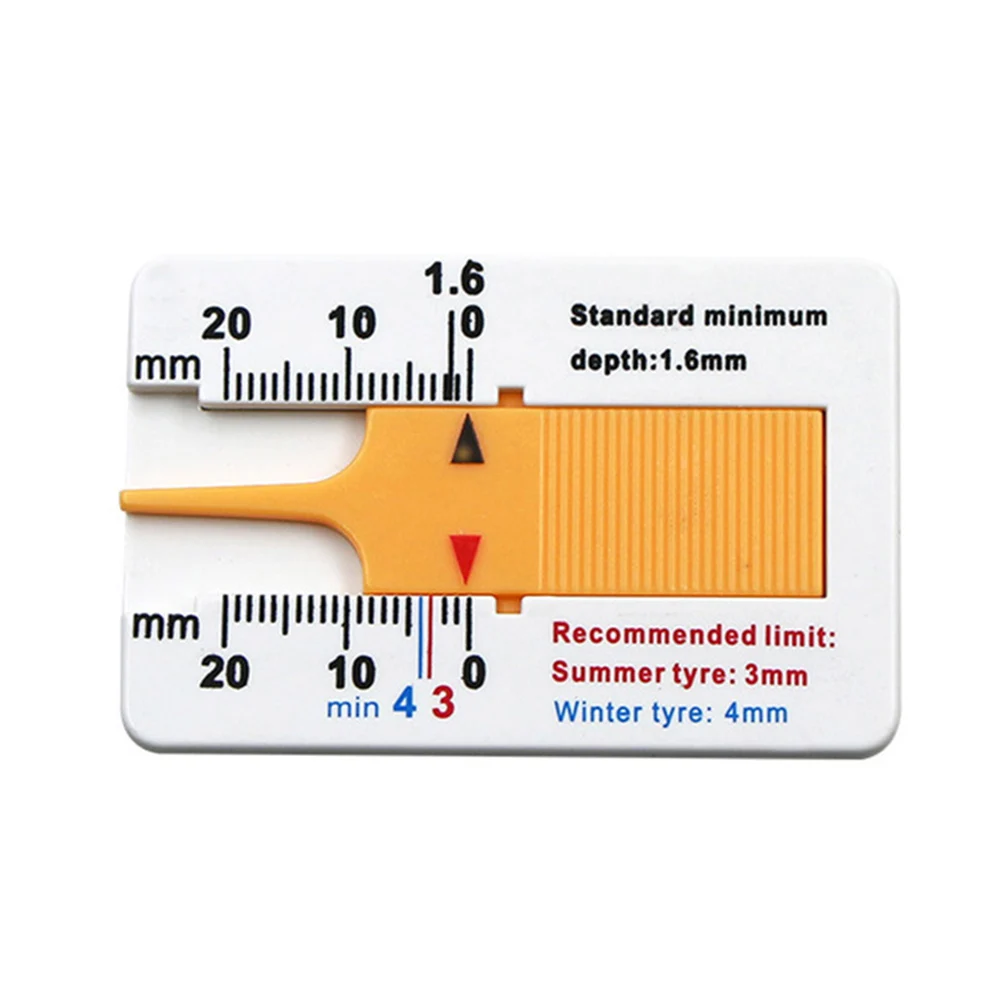 0-20mm Car Tyre Tread Depth Vernier Caliper Ruler Wheel Tire Thickness Gauges Te - $96.44