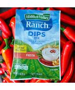 Hidden Valley Dips Mix, Fiesta Ranch 1.1 Oz Packets 11 in the Lot - €93,98 EUR