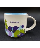 Oregon 2016 Starbucks YAH You Are Here Coffee Mug Cup Blue &amp; Purple - €21,55 EUR
