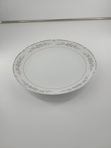 Vtg Celebrity Fine China Wellington 12&quot; Serving Platte Roses &amp; Silver Tr... - $19.95