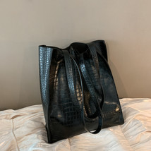 Women Bucket Bag Soft Leather Alligator Pattern Handbag Large Capacity Casual To - £21.82 GBP