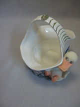 Ceramic Trinket Candy Dish Basket Duck Figurine Design - £7.95 GBP