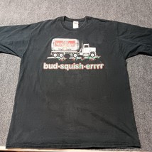 Vintage Old Milwaukee Shirt XL Bud Squish Er Running Over Frogs Budweisser - £21.76 GBP