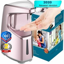 Automatic Touchless Soap Dispenser | Premium, Waterproof 15.2oz/450ml, 4 Adj Vol - £39.41 GBP