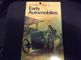 Early Automobiles from Golden Press pub 1968 w Color Illustrations - £9.56 GBP
