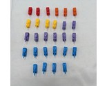 Lot Of (28) Colorful Plastic Military Tank Vehicles. 3/4&quot; - $22.27