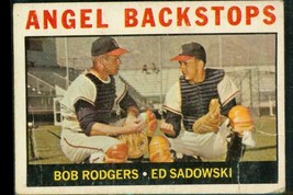 Vintage 1964 Topps Baseball Card #61 Angel Backstops Bob Rodgers - Ed Sadowski - £6.72 GBP