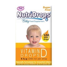NutriDrops Baby Vitamin D Drops 4ml - £9.04 GBP