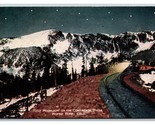 Moonlight at Continental Divide Moffat Road Colorado CO UNP DB Postcard P22 - $2.92