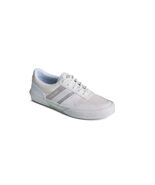 SPERRY TOP-SIDER SIZE 15 16 HALYARD MENS WHITE RETRO LACE UP SNEAKER STS... - $52.90