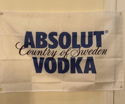 Absolut Vodka Banner 2ft X 3ft  - £15.81 GBP