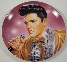 *R21) Elvis Presley - Golden Boy - The King -1993 Delphi Decorative Plate Bradex - £11.67 GBP