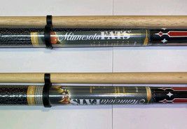 READ! (2) Minnesota Fats Flashing Light Up Pool Cues HTF Unused Dead Bat... - £125.26 GBP