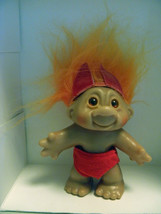 1986 Dam Orange Hair Devil Troll Doll - £9.50 GBP
