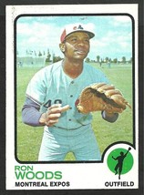 Montreal Expos Ron Woods 1973 Topps Baseball Card # 531 ex/nm - £1.65 GBP