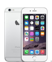 apple iPhone 6 silver 1gb 64gb dual core 1.4ghz 8mp IOS 15 4g LTE smartphone - £220.34 GBP