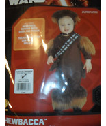 Rubies Star Wars Chewbacca Dress Up Costume Toddler Sz 2T-4T - £15.97 GBP