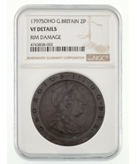 1797 Soho Großbritannien 2 Pence Kupfer Münze Ausgewählten Von NGC As VF... - £172.98 GBP