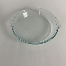 Vintage Pyrex # 229 Clear Glass Deep Dish 10” Scalloped Pie Plate USA Re... - $19.25