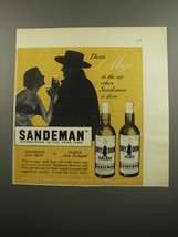 1955 Sandeman Sherries &amp; Ports Ad - There&#39;s magic in the air - £14.57 GBP