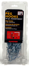 Crawford 1851A Peg Hook Assortment 47 Pieces - New - $7.50