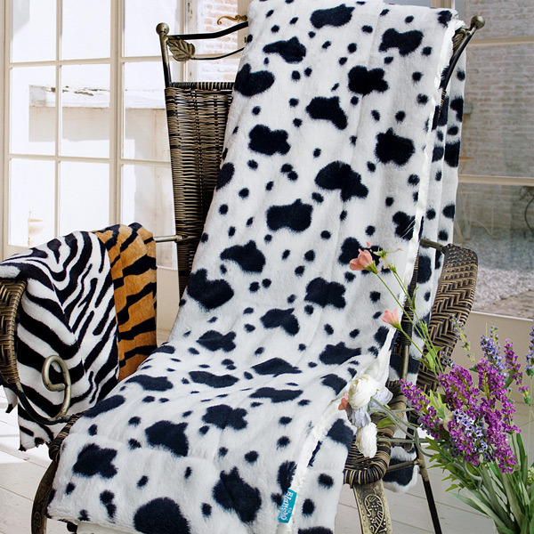 [Animal Dalmatian]Micro Mink Throw Blanket 14.5 OZ filling