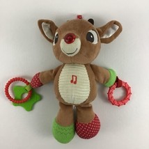 Rudolph Red Nosed Reindeer Misfit Activity 10" Plush Stuffed Baby Toy NO SOUNDS - £16.57 GBP