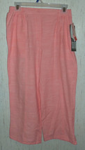Nwt Womens Cathy Daniels &quot;Tummy Reducer&quot; Coral Capris Size M - £20.08 GBP